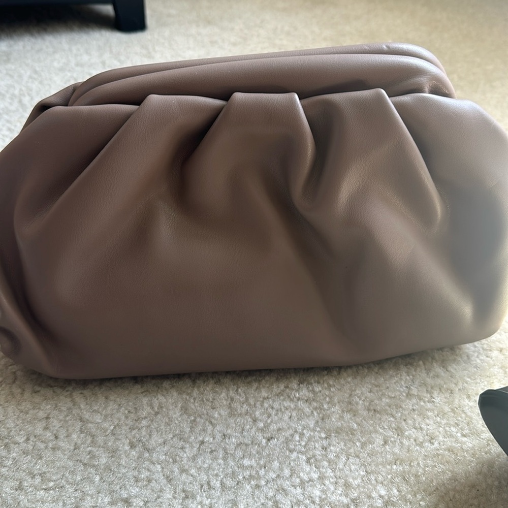 Never used Steve Madden Clutch in dusty mauve